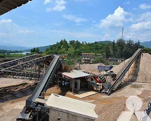 production process of granite crusher