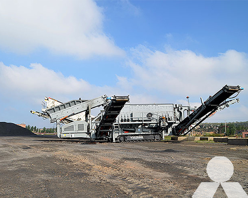 Sandvik QJ340 track-mounted mobile jaw crusher
