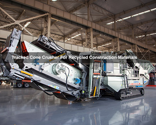 Tracked Cone Crusher For Recycled Construction Materials
