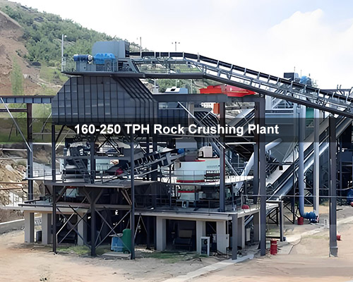160-250 TPH Rock Crushing Plant