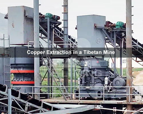 Copper Extraction in a Tibetan Mine