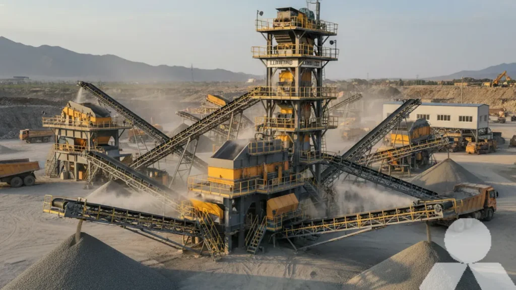 Integrated produces stone crusher and vibration screen company in china production line